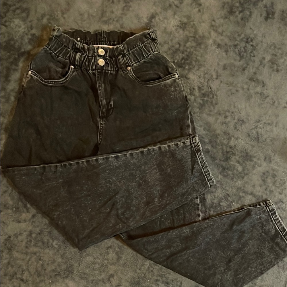 Garage Denim 80’s Mom paper bag Jeans